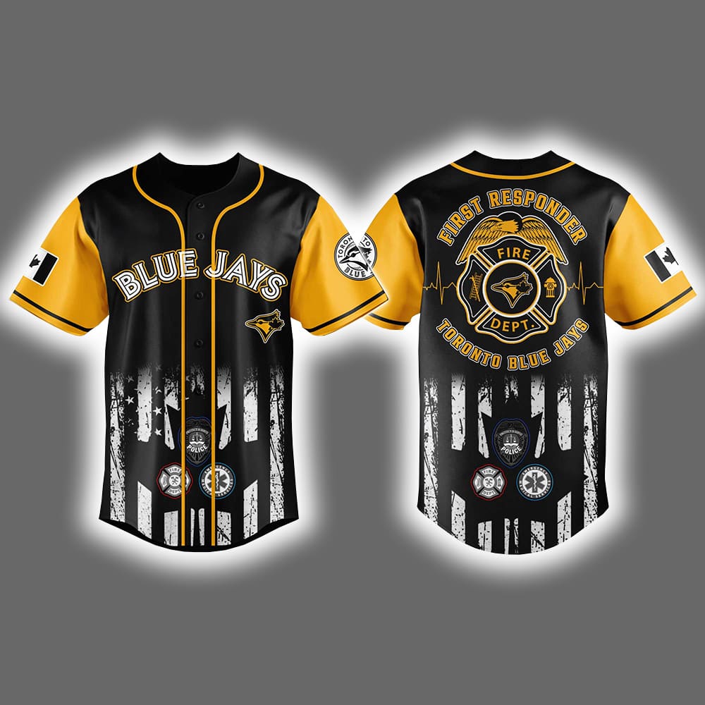 2025 Blue Jays First Responders Night Jersey 2025 Blue Jays First Responders Night Jersey