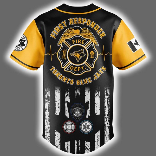 2025 Blue Jays First Responders Night Jersey 3