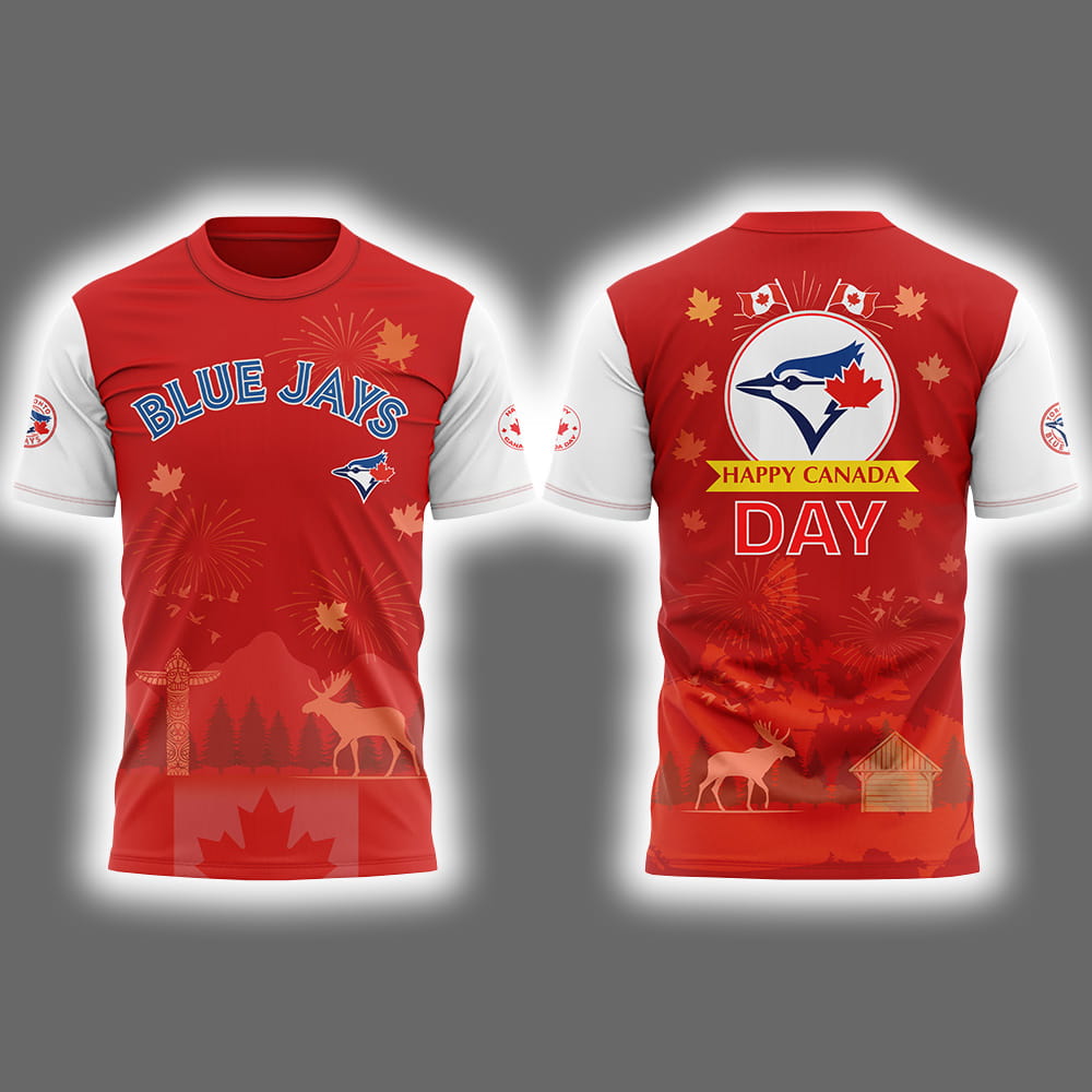 2025 Blue Jays Happy Canada Day Shirt 2025 Blue Jays Happy Canada Day Shirt