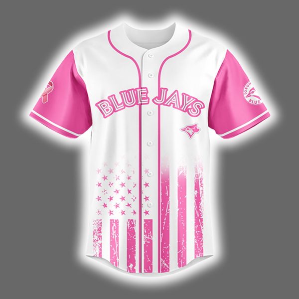 2025 Blue Jays x Breast Cancer Awareness Game Night Jersey 2