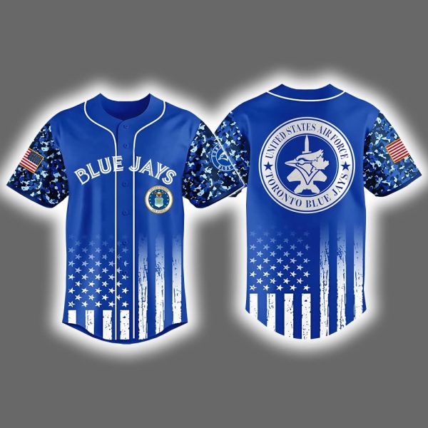 2025 Blue Jays x US Air Force Appreciation Night Baseball Jersey