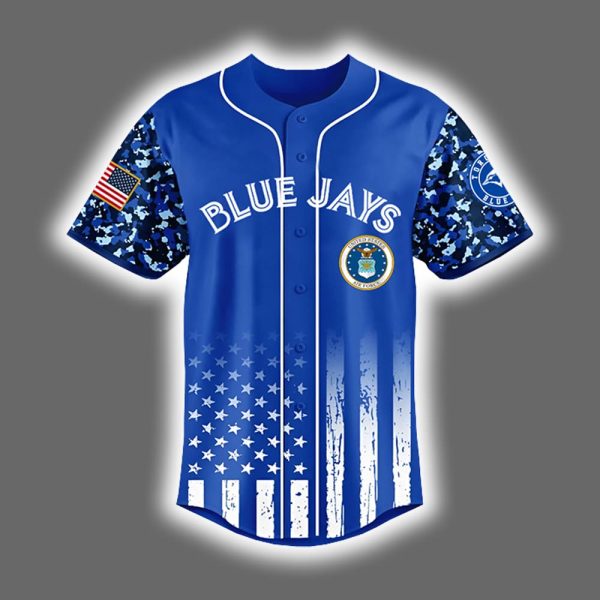 2025 Blue Jays x US Air Force Appreciation Night Baseball Jersey 2