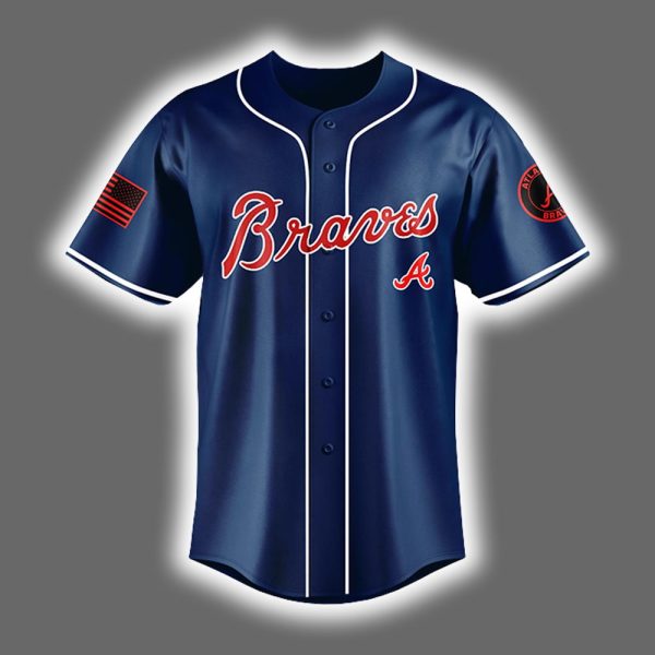 2025 Braves Appreciation First Responders Night Jersey 2