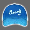 2025 Braves Happy Fathers Day Hoodie Joggers Cap 2