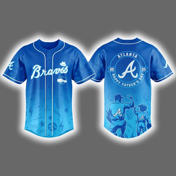 2025 Braves Happy Father's Day Jersey