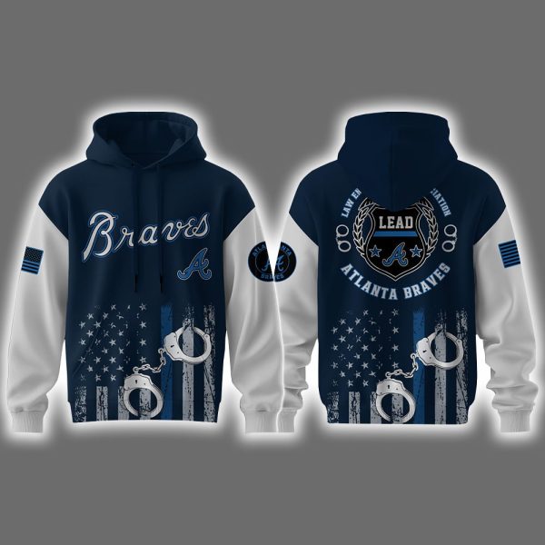 2025 Braves Law Enforcement Appreciation Day Hoodie Set