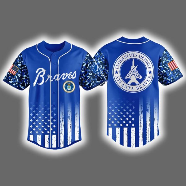 2025 Braves x US Air Force Appreciation Night Baseball Jersey