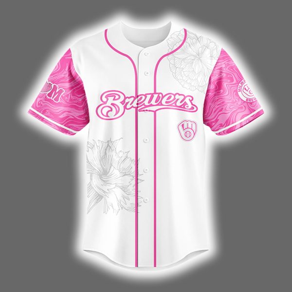 2025 Brewers Celebrating Mothers Day Jersey 2