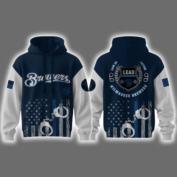 2025 Brewers Law Enforcement Appreciation Day Hoodie Set