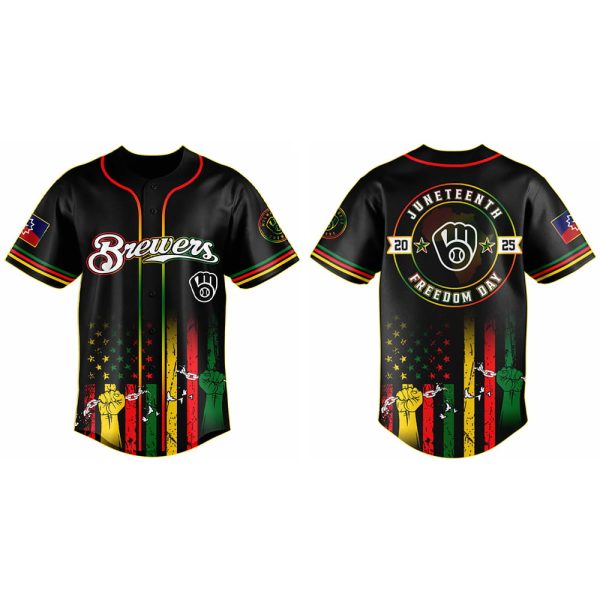 2025 Brewers x Juneteenth Day Baseball Jersey