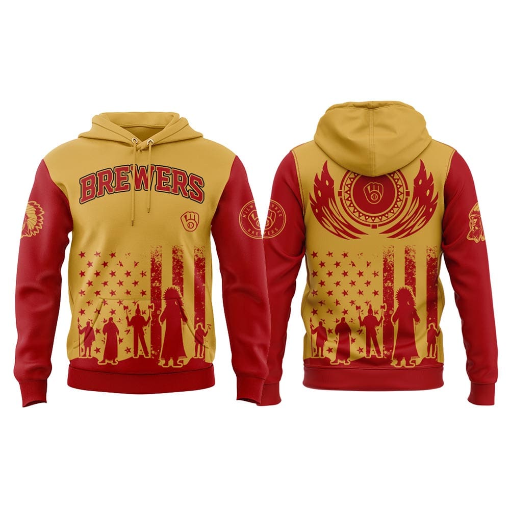 2025 Brewers x Native American Heritage Month Hoodie Joggers Cap 2025 Brewers x Native American Heritage Month Hoodie Joggers Cap