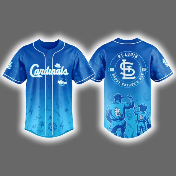 2025 Cardinals Happy Father's Day Jersey