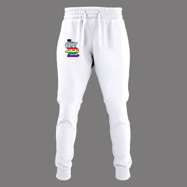 2025 Cardinals x Pride Night Hoodie Joggers Cap 3