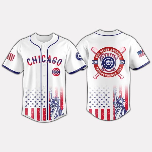 2025 Cubs Celebration Independence Day Jersey