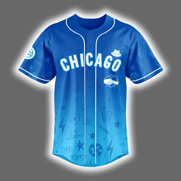 2025 Cubs Happy Fathers Day Jersey 2