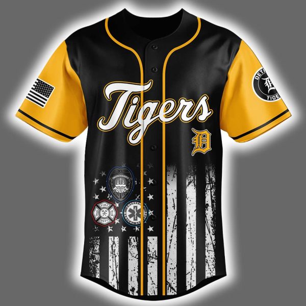 2025 Detroit First Responders Night Jersey 2