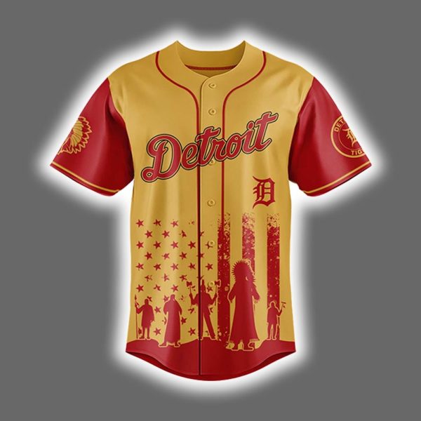 2025 Detroit x Native American Heritage Month Jersey 2