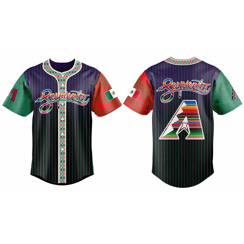 2025 Diamondbacks City Connect Mexican Heritage Night Baseball Jersey 2025 Diamondbacks City Connect Mexican Heritage Night Baseball Jersey