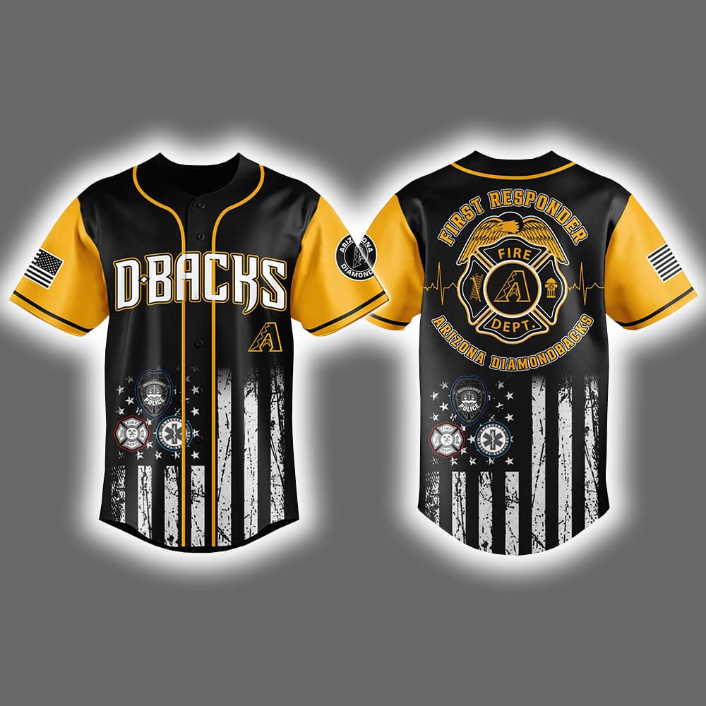 2025 Diamondbacks First Responders Night Jersey 2025 Diamondbacks First Responders Night Jersey