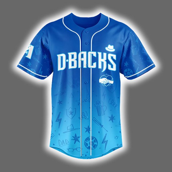 2025 Diamondbacks Happy Fathers Day Jersey 2