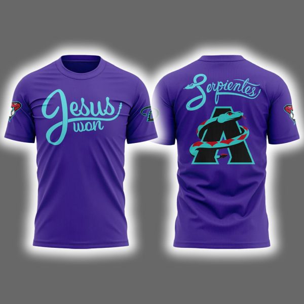 2025 Diamondbacks Jesus Won City Connect Shirt