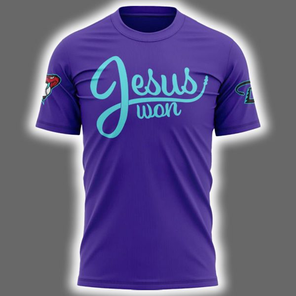 2025 Diamondbacks Jesus Won City Connect Shirt 2