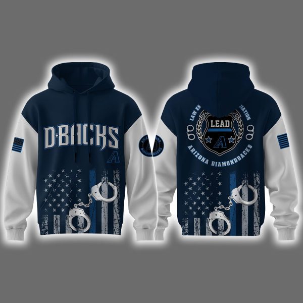 2025 Diamondbacks Law Enforcement Appreciation Day Hoodie Set