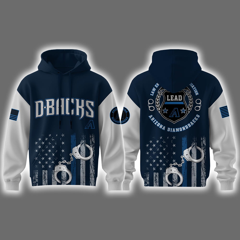 2025 Diamondbacks Law Enforcement Appreciation Day Hoodie Set 2025 Diamondbacks Law Enforcement Appreciation Day Hoodie Set
