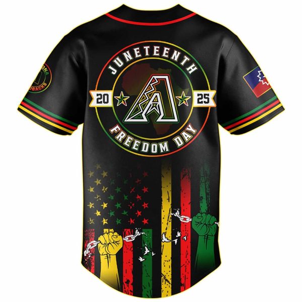 2025 Diamondbacks x Juneteenth Day Baseball Jersey 3