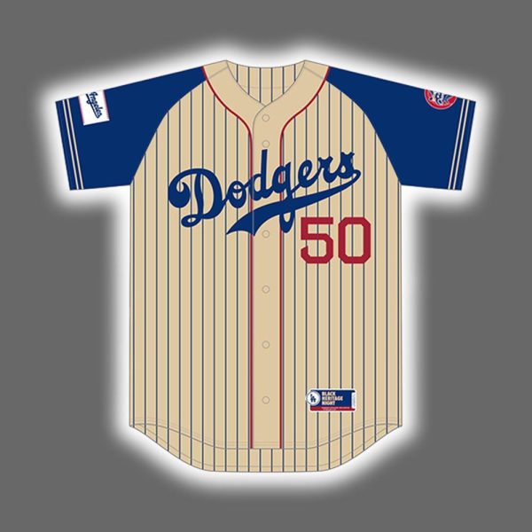2025 Dodgers Black Heritage Night Jersey Giveaway