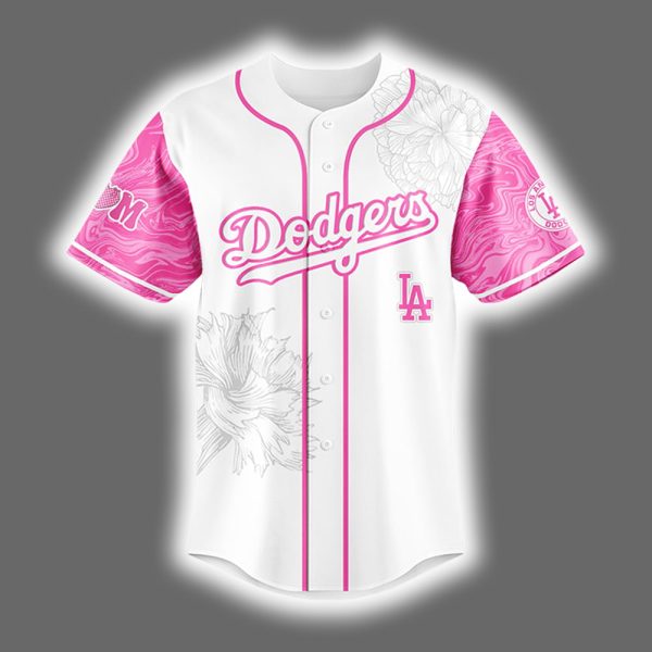 2025 Dodgers Celebrating Mothers Day Jersey 2