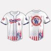 2025 Dodgers Celebration Independence Day Jersey