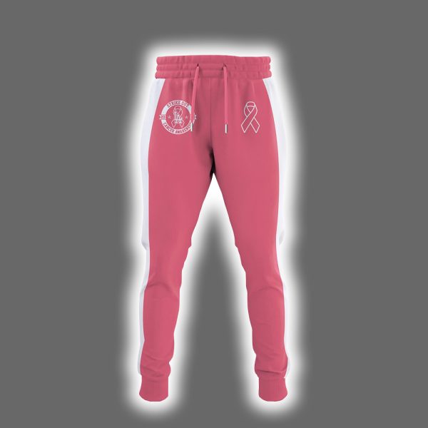 2025 Dodgers Everybody vs Cancer Awareness Day Hoodie Joggers Cap 3