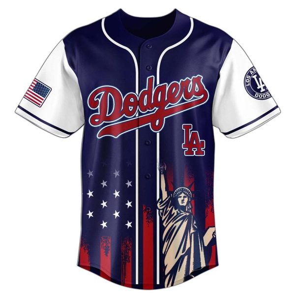 2025 Dodgers Happy 4th Of July Jersey 2