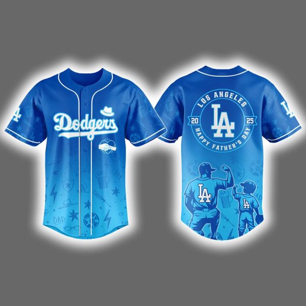 2025 Dodgers Happy Father's Day Jersey