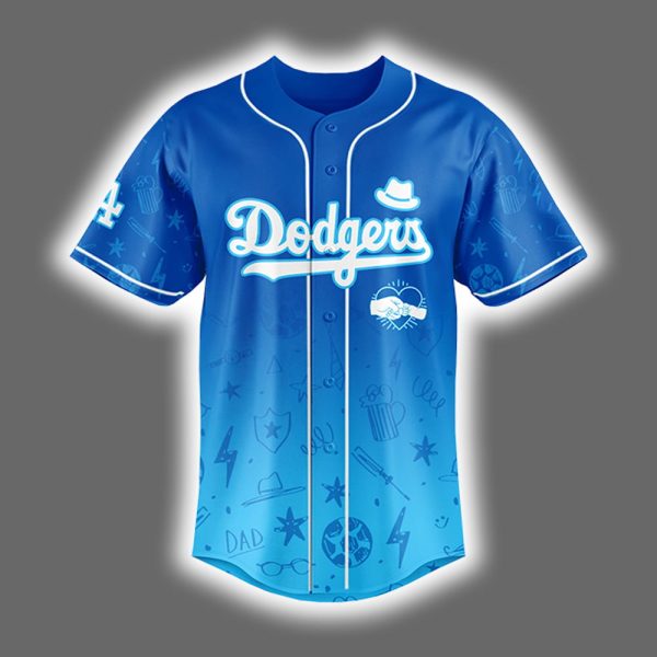 2025 Dodgers Happy Father's Day Jersey
