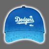 2025 Dodgers Happy Fathers Day Hoodie Joggers Cap 2