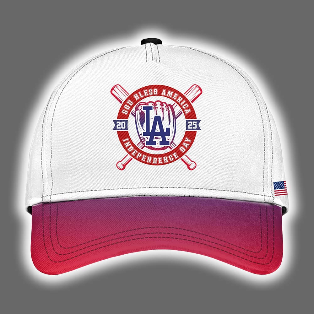 2025 Dodgers Happy Independence Day Hat 2025 Dodgers Happy Independence Day Hat