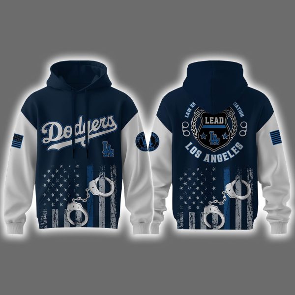 2025 Dodgers Law Enforcement Appreciation Day Hoodie Set