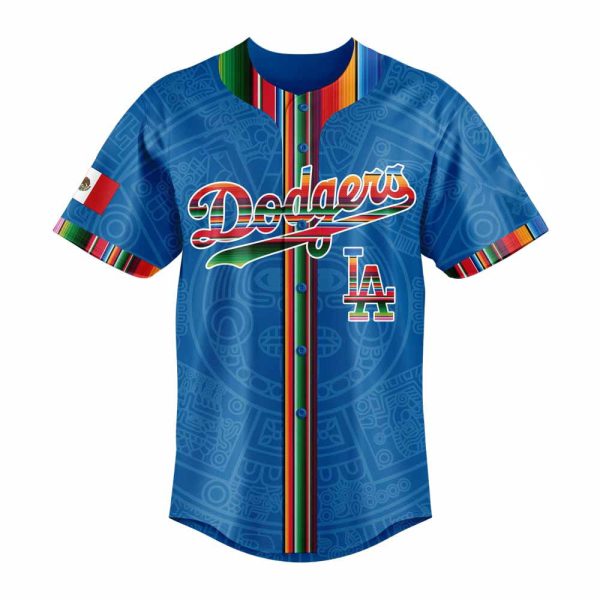 2025 Dodgers Mexican Heritage Night Jersey 2