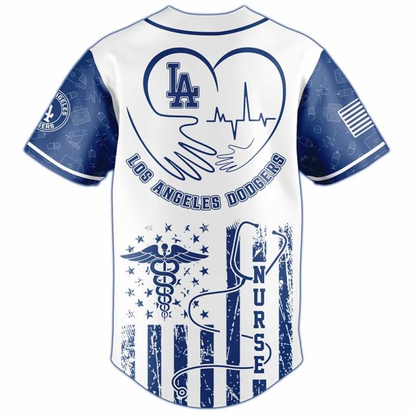 2025 Dodgers Nurses Appreciation Night Jersey 3