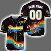 2025 Dodgers Pride Month Love Is Love Baseball Jersey