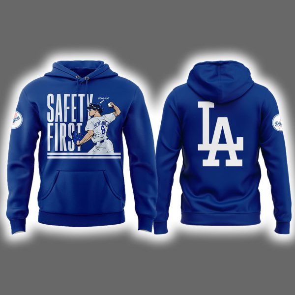 2025 Dodgers Safety First Hoodie