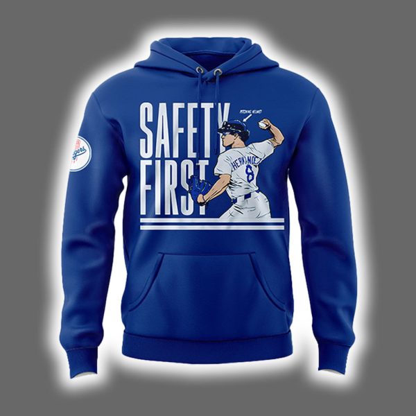 2025 Dodgers Safety First Hoodie 2