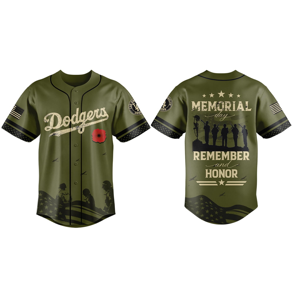 2025 Dodgers USA Memorial Day Remember And Honor Jersey 2025 Dodgers USA Memorial Day Remember And Honor Jersey