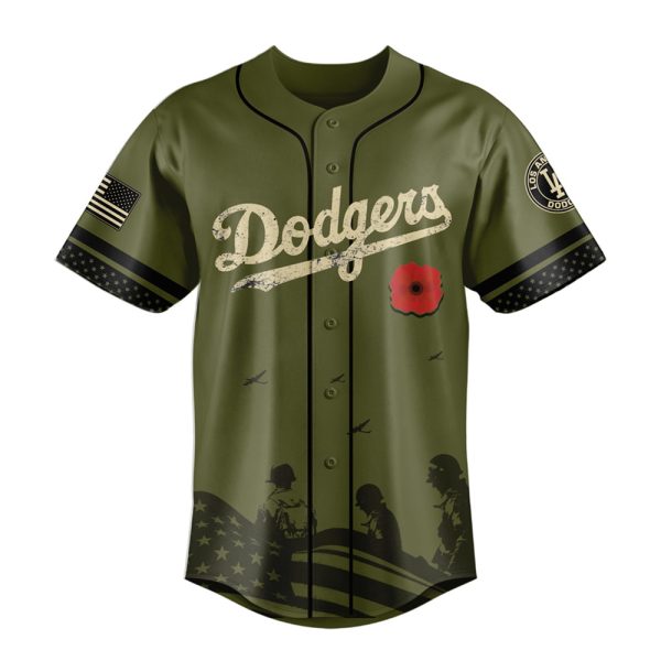 2025 Dodgers USA Memorial Day Remember And Honor Jersey 2
