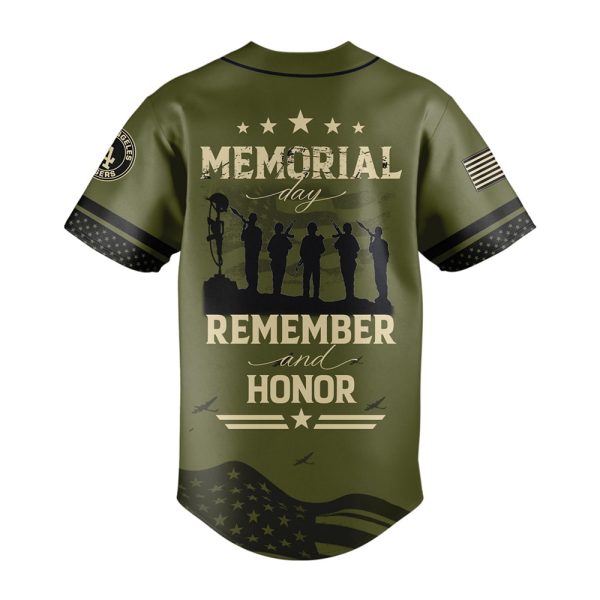 2025 Dodgers USA Memorial Day Remember And Honor Jersey 3