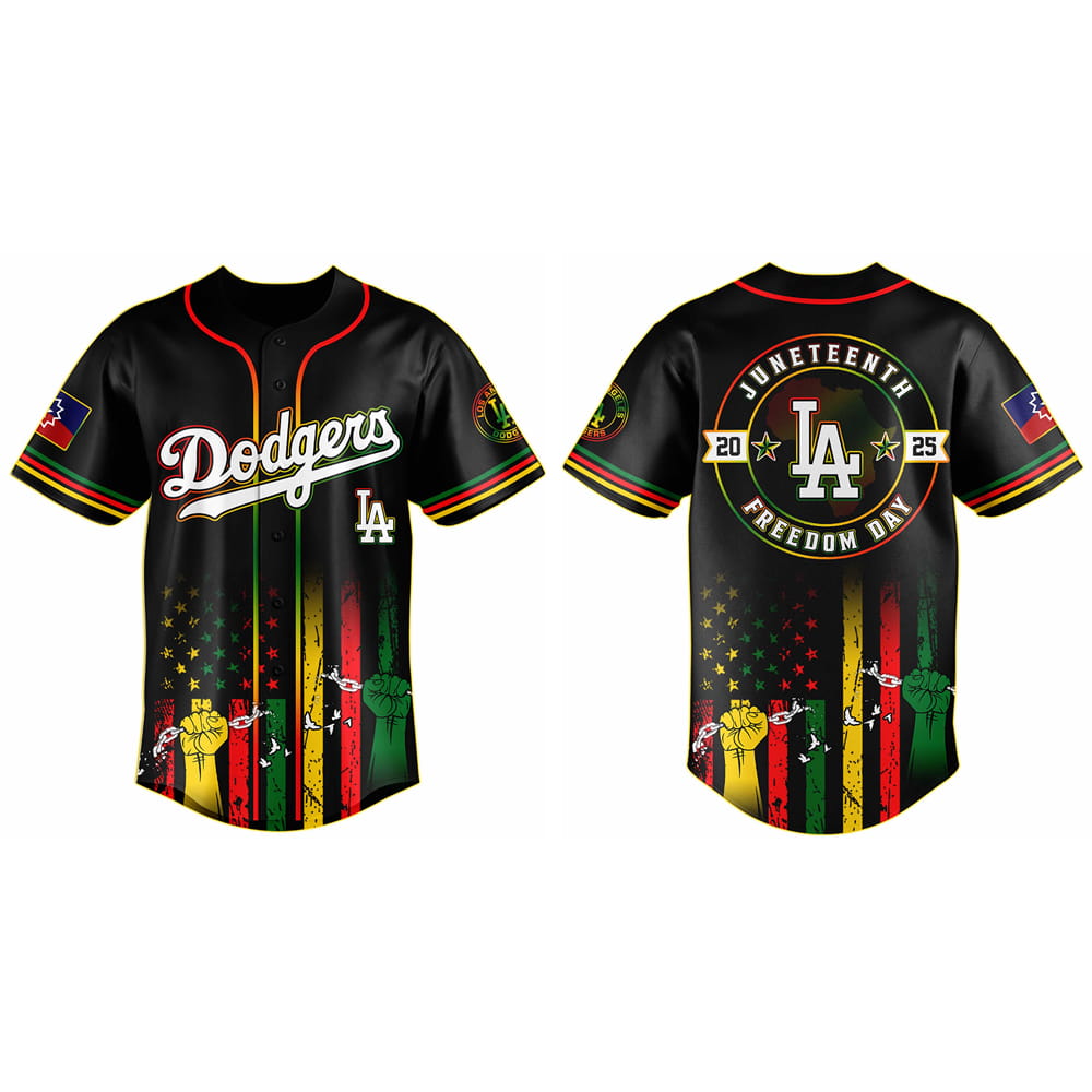 2025 Dodgers x Juneteenth Day Baseball Jersey 2025 Dodgers x Juneteenth Day Baseball Jersey