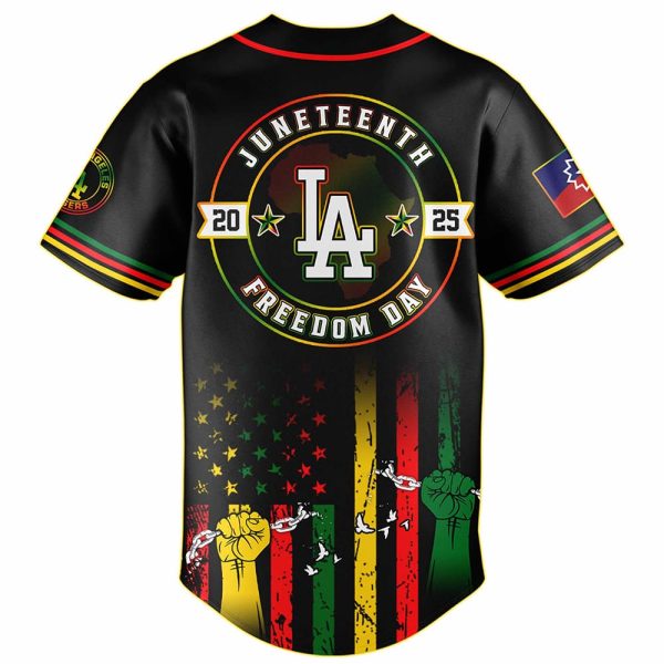 2025 Dodgers x Juneteenth Day Baseball Jersey 3