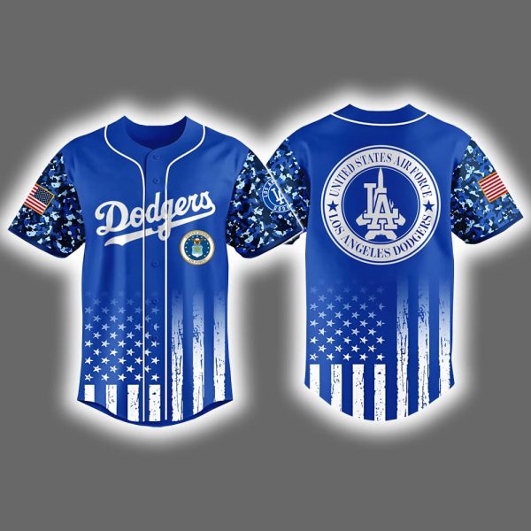 2025 Dodgers x US Air Force Appreciation Night Baseball Jersey